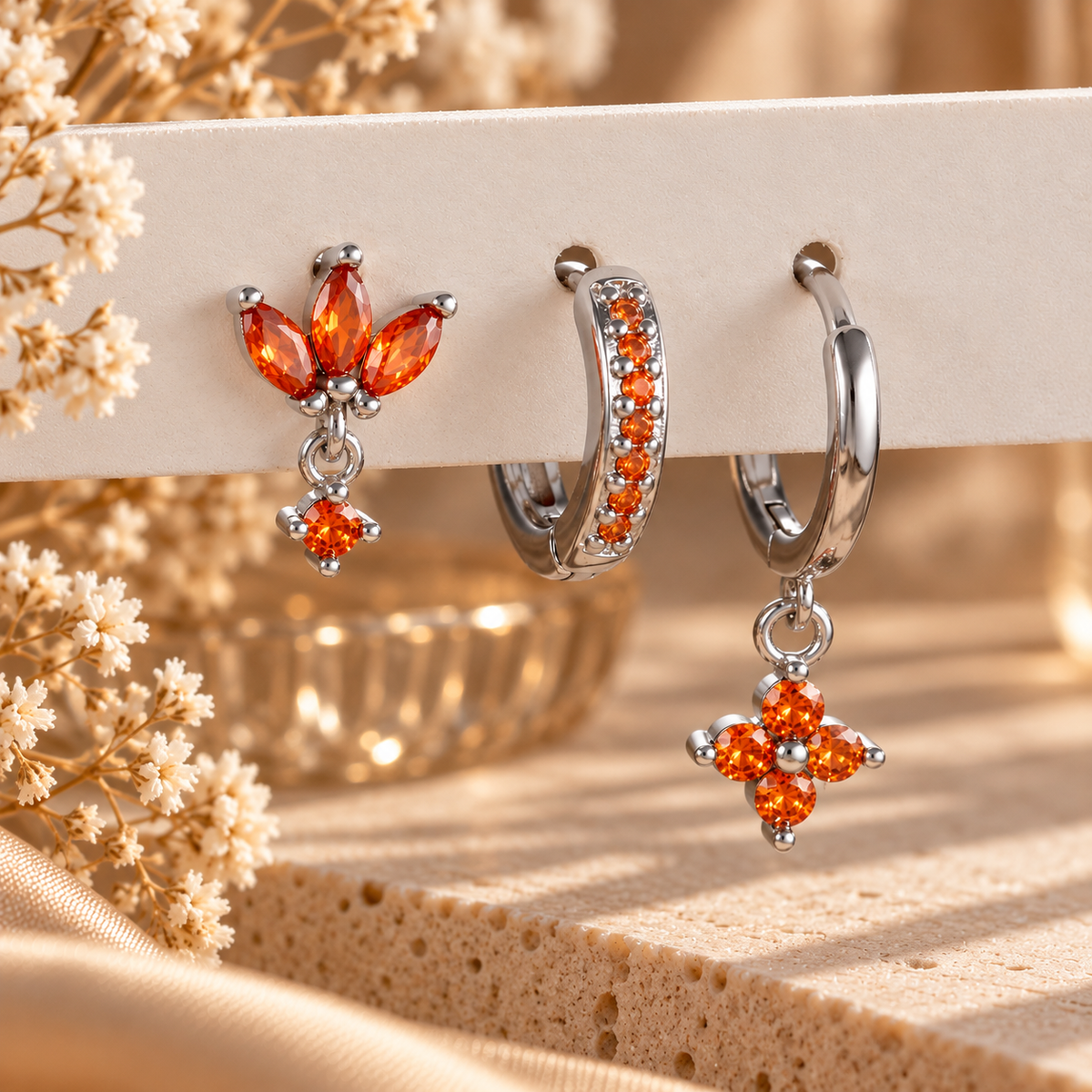 Conjunto de Brincos Aurora